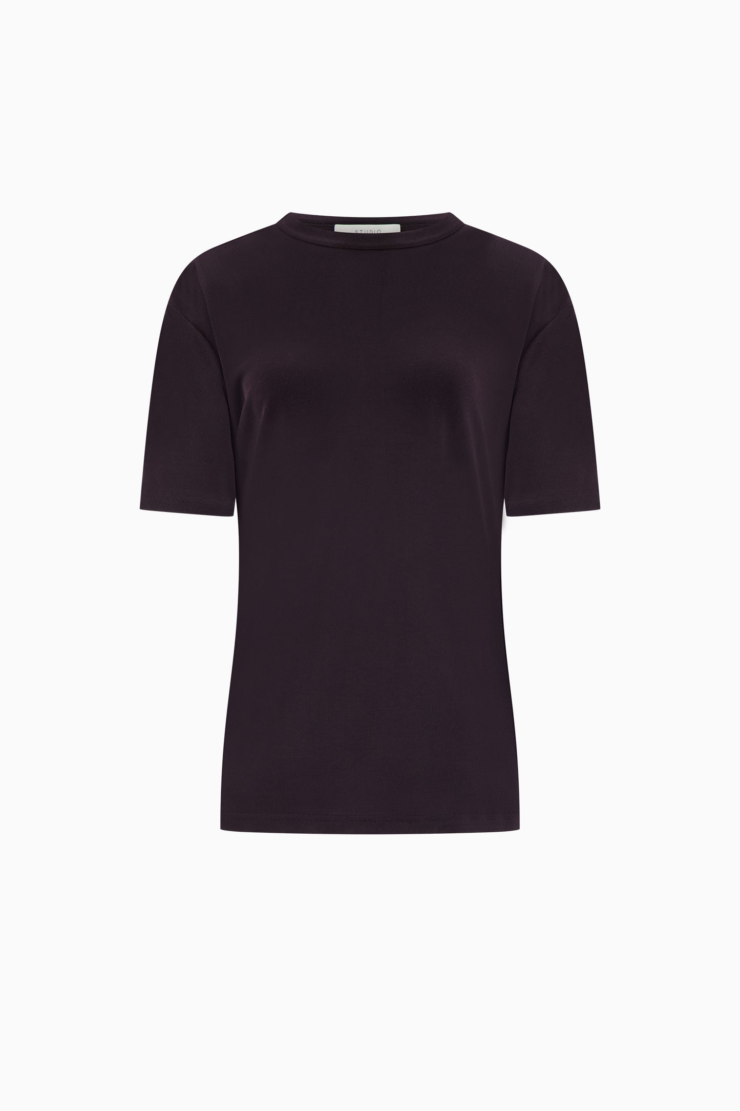 Rond Short Sleeve T-Shirt - Black Grape