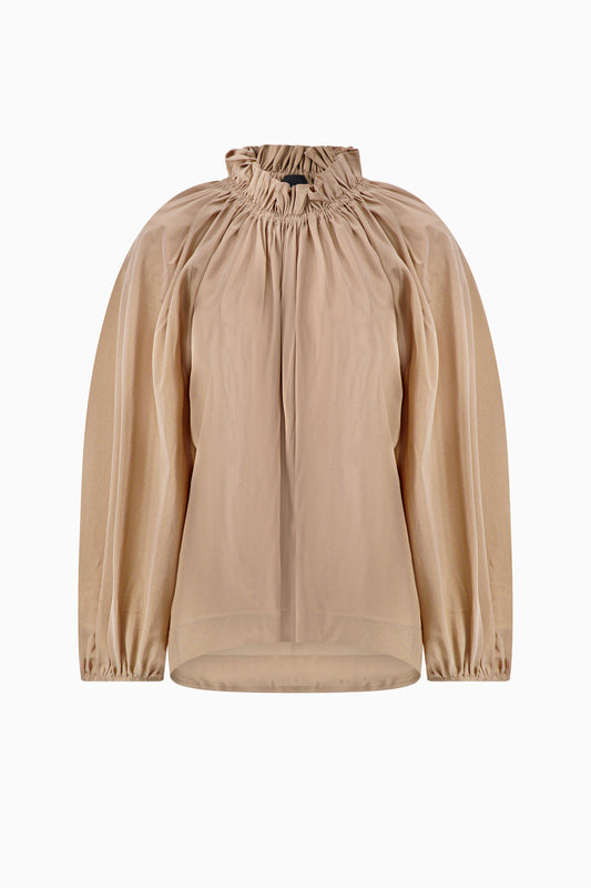 Ruched Billow Balloon Top