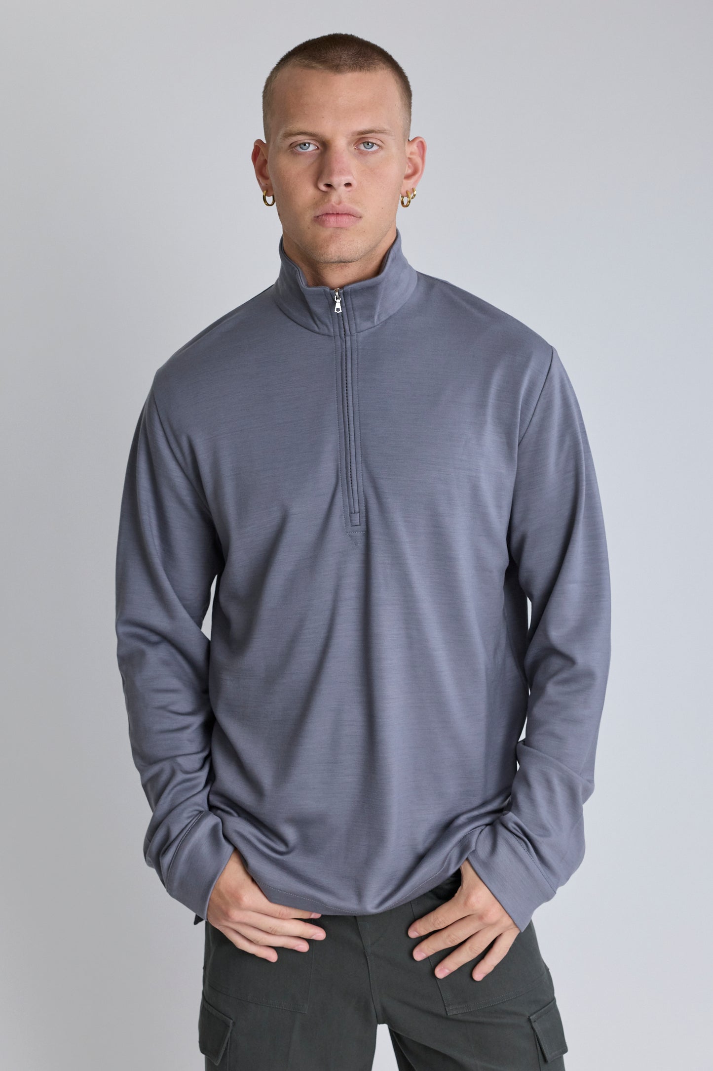 Polar Jogging Shirt - Zinc