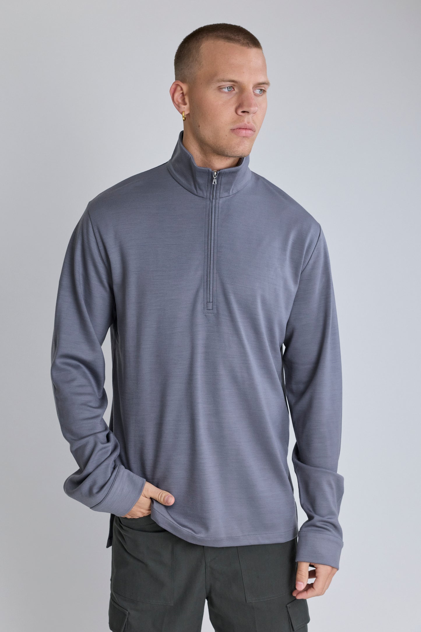 Polar Jogging Shirt - Zinc