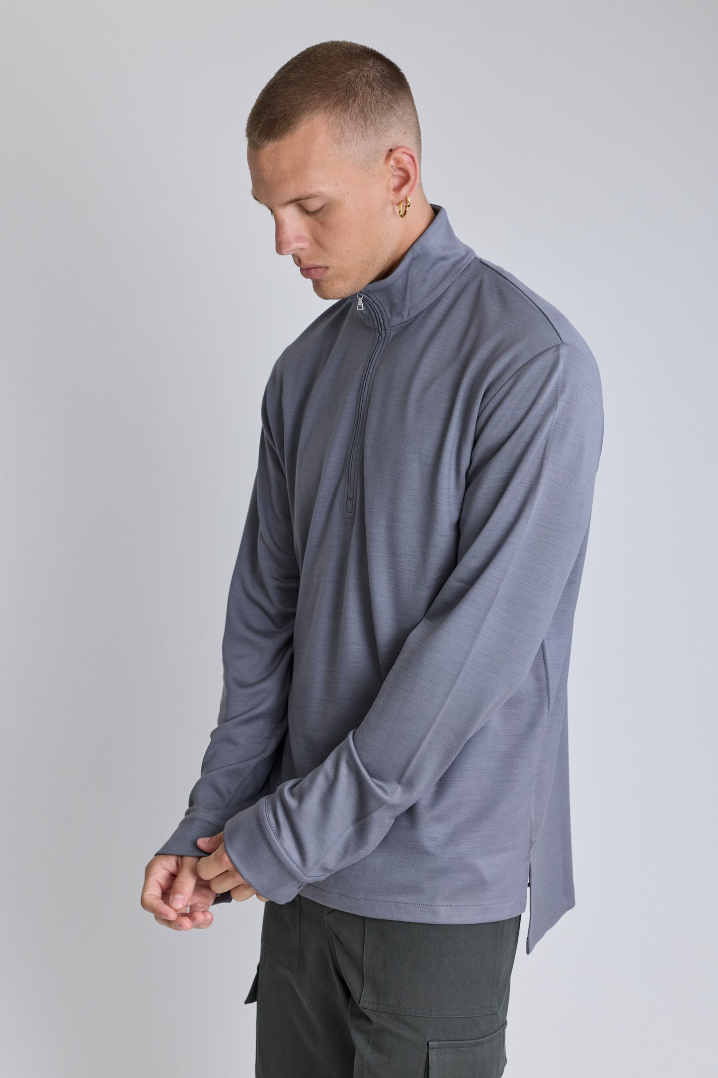 Polar Jogging Shirt - Zinc