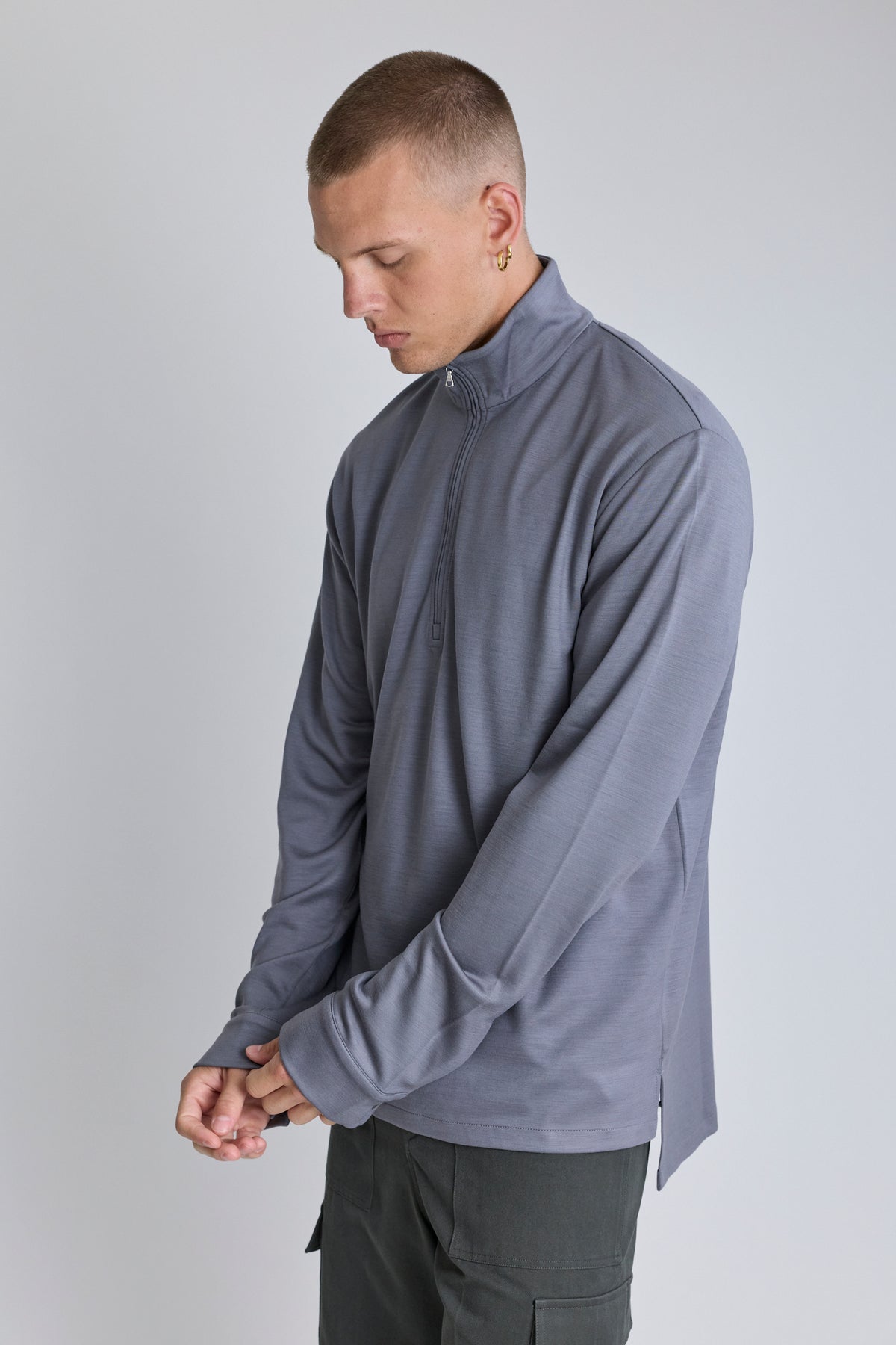Polar Jogging Shirt - Zinc