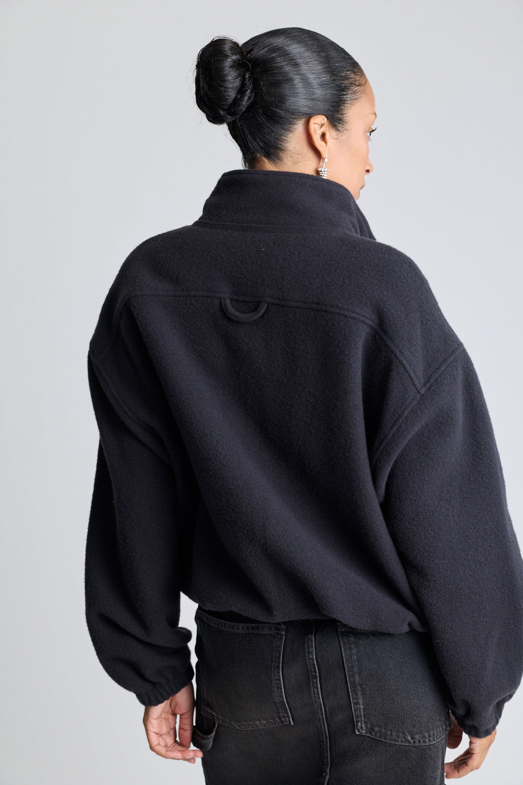 Polar Fleece Sweatshirt - Charbon