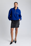 Polar Fleece Sweatshirt - Indigo