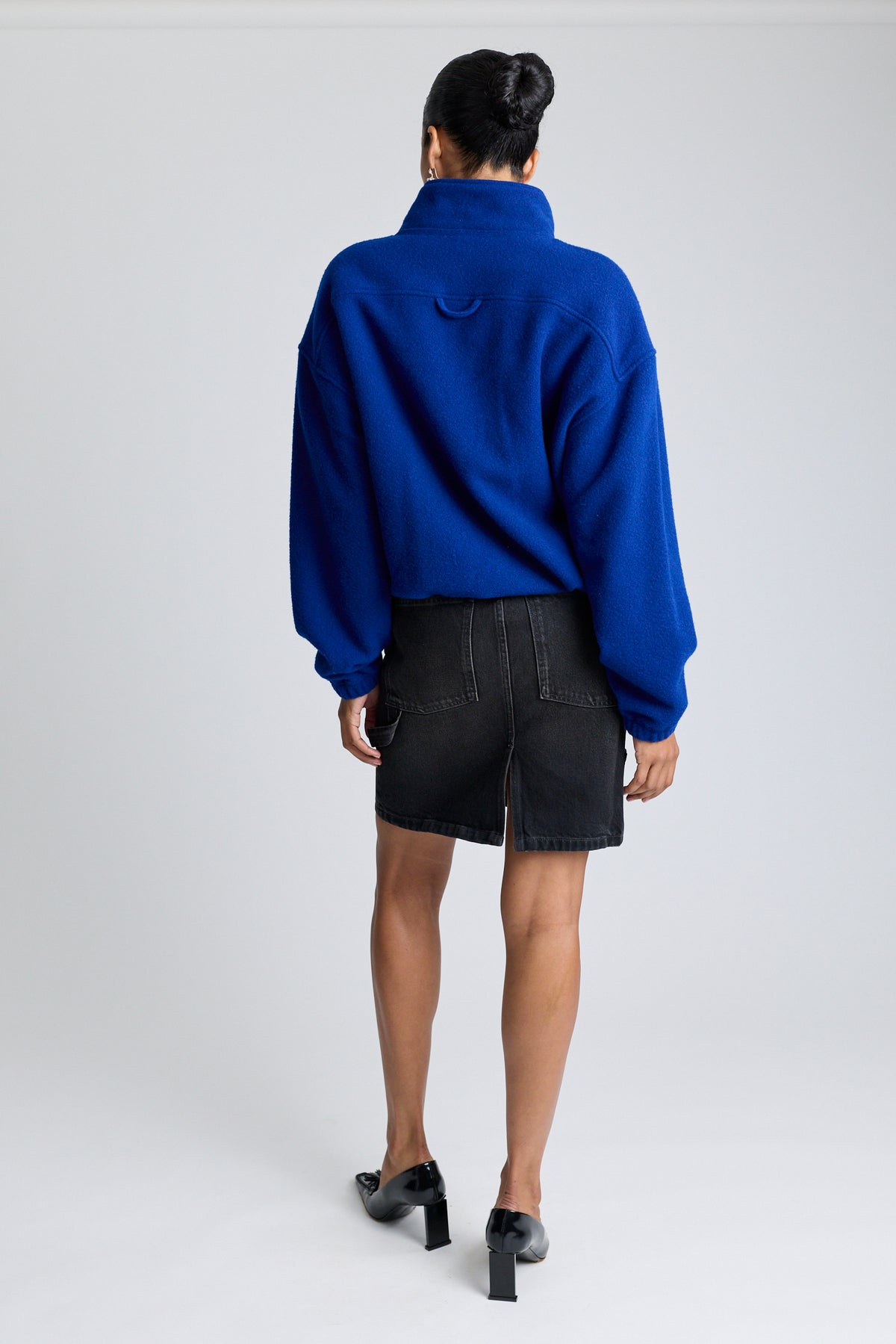 Polar Fleece Sweatshirt - Indigo