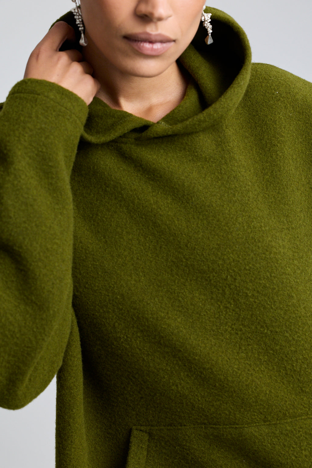 Fleece Hoodie - Soil