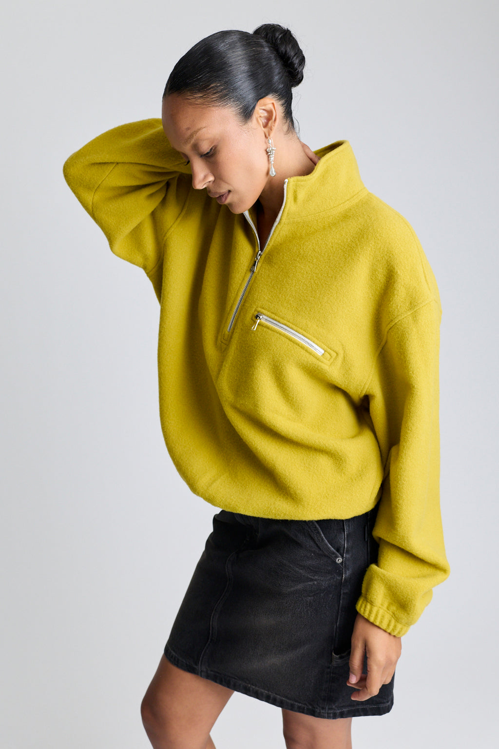 Polar Fleece Sweatshirt - Wax