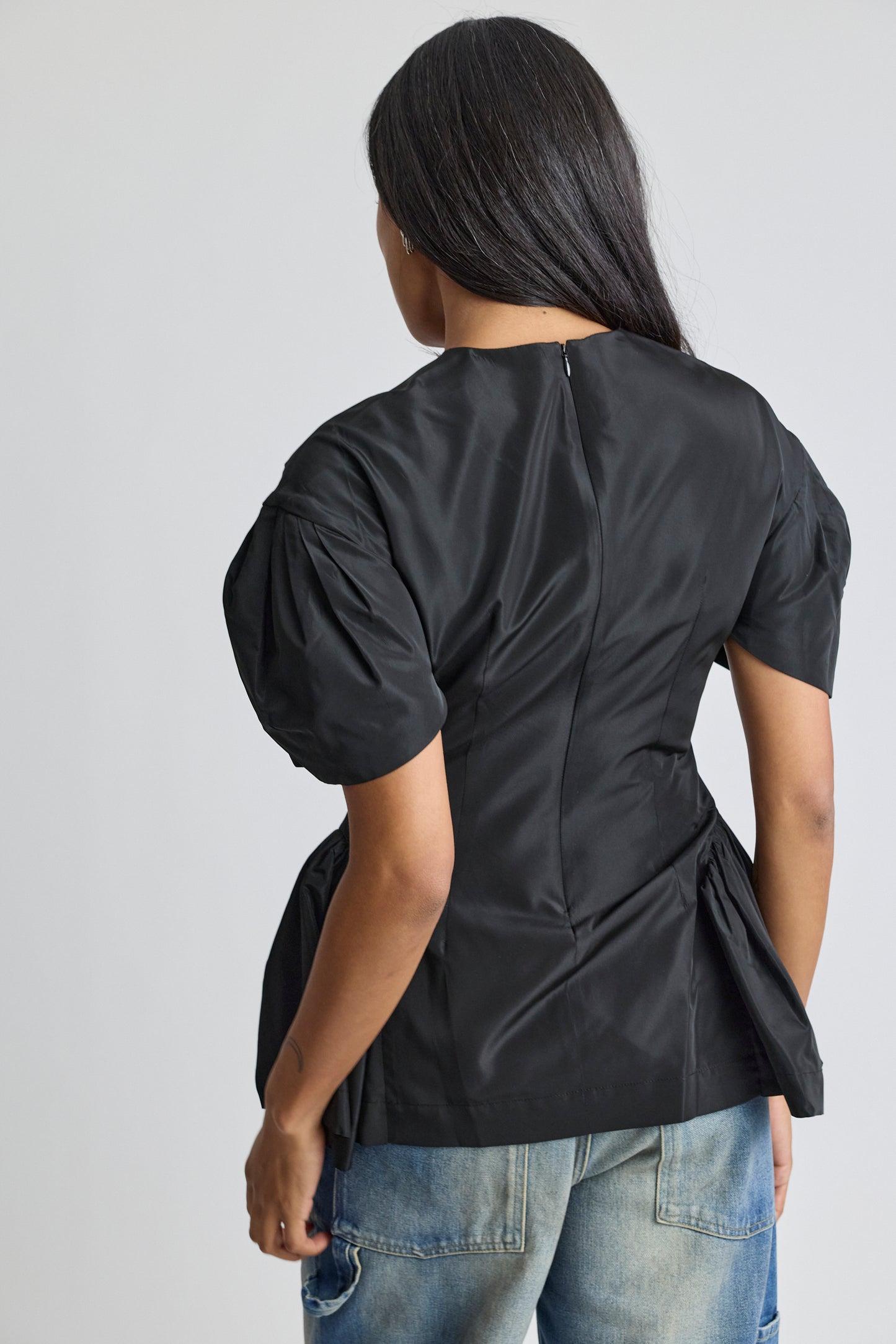 Sculpted Peplum Top