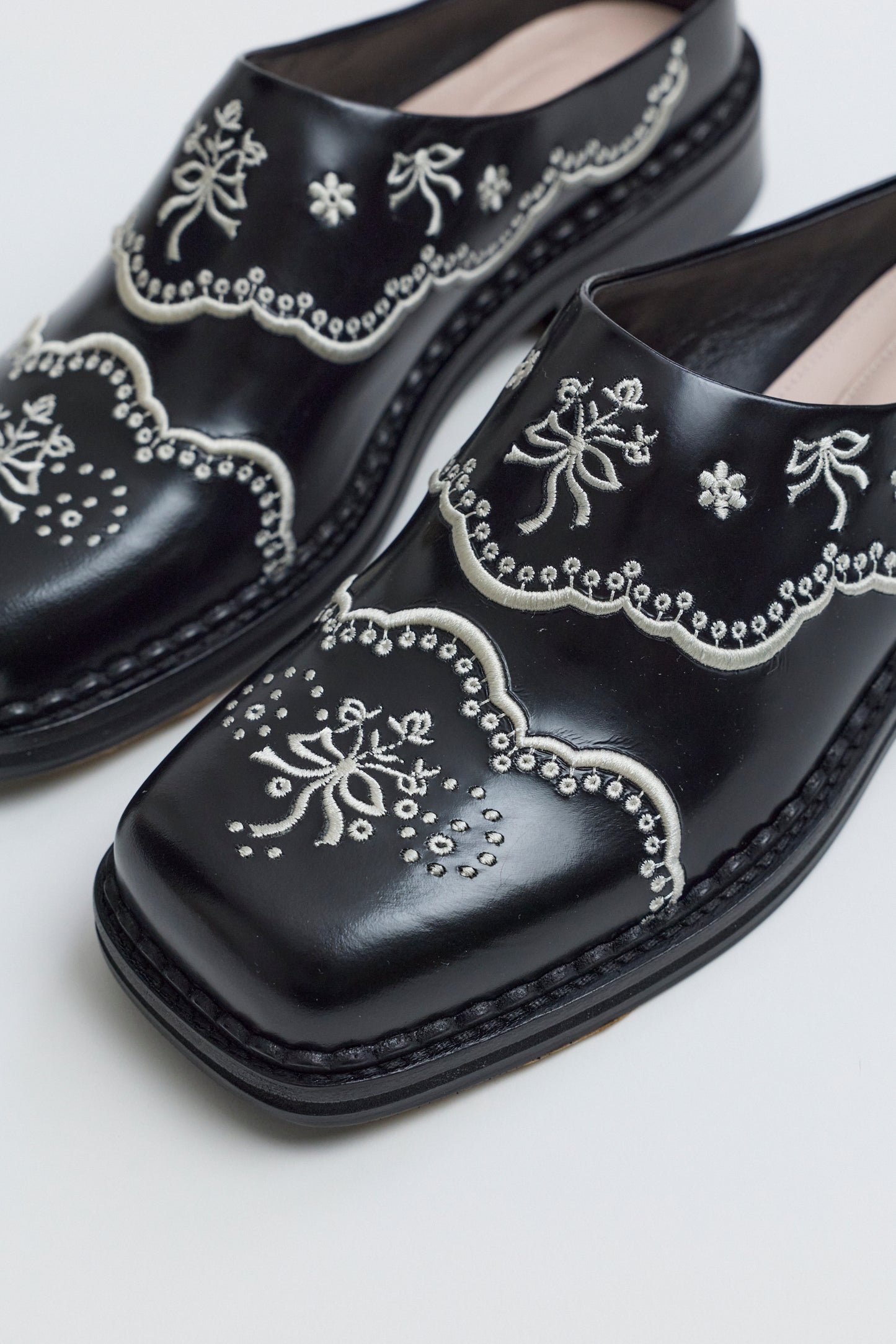 Floral Lace Mule