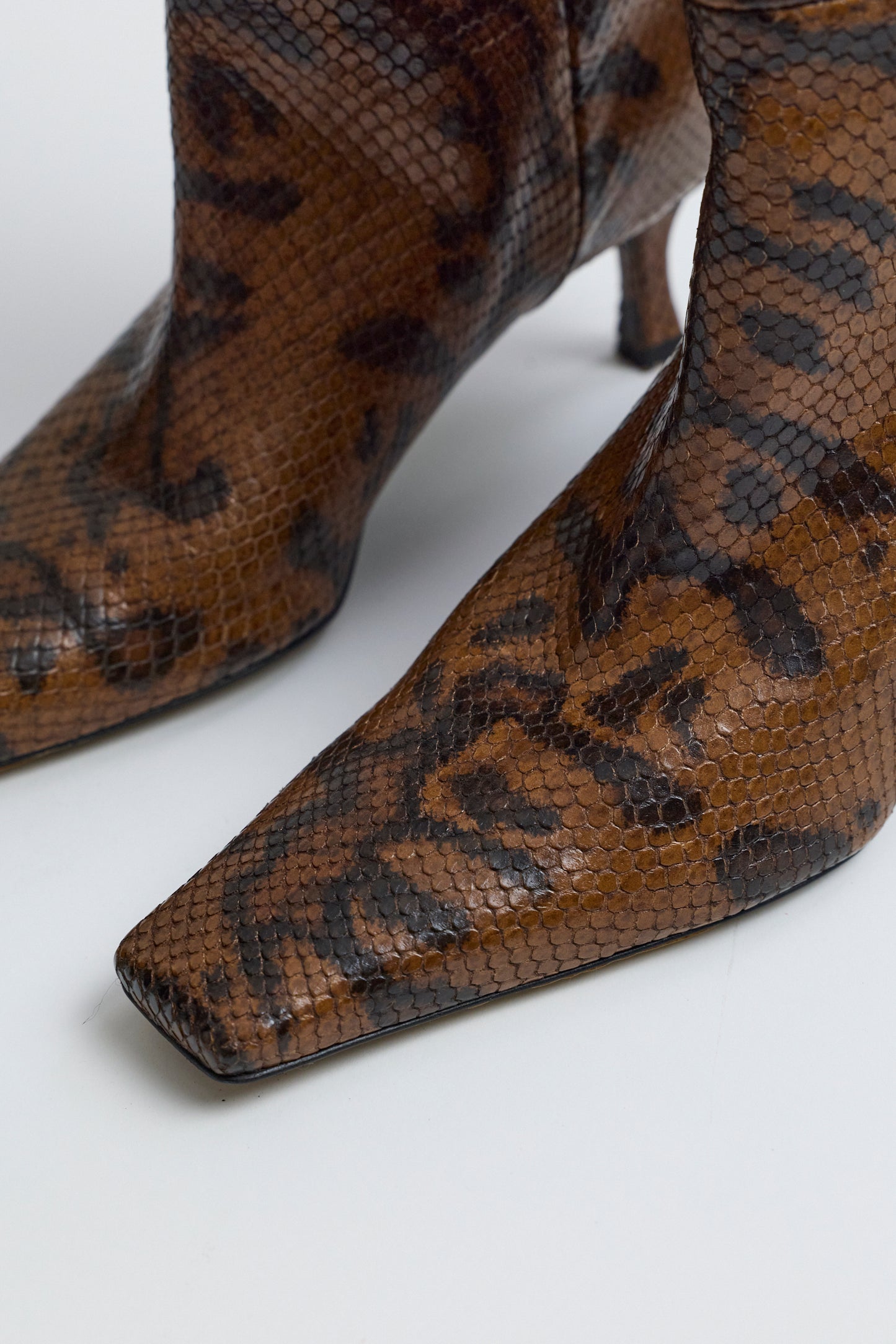 Trap Boots - Embossed Python