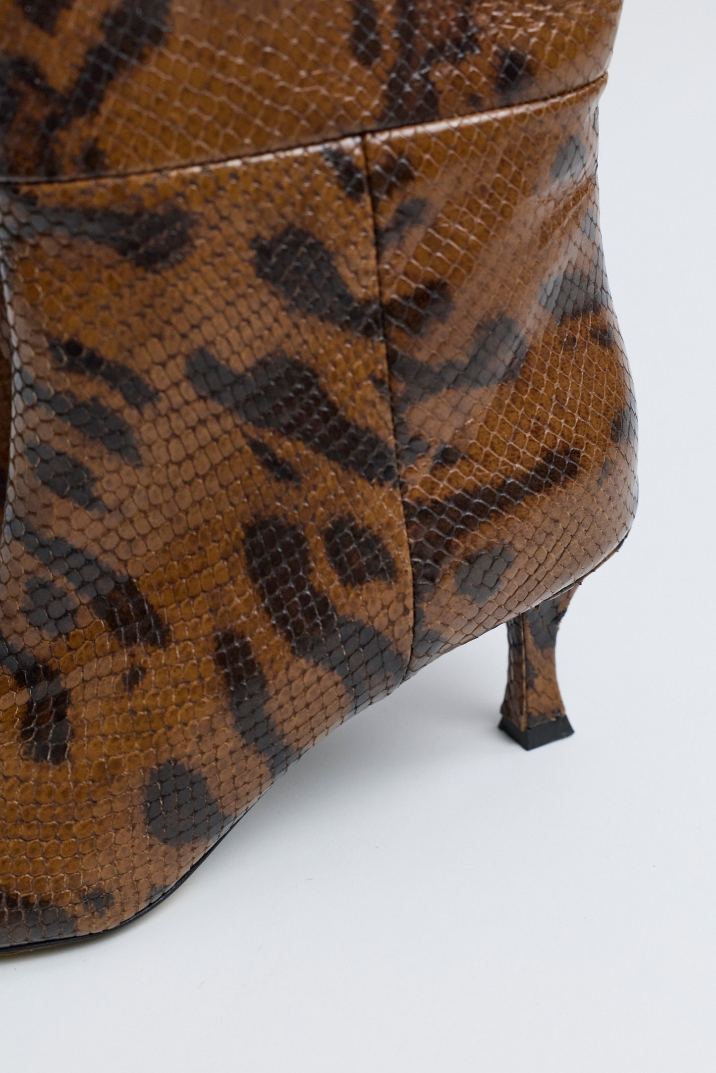 Trap Boots - Embossed Python