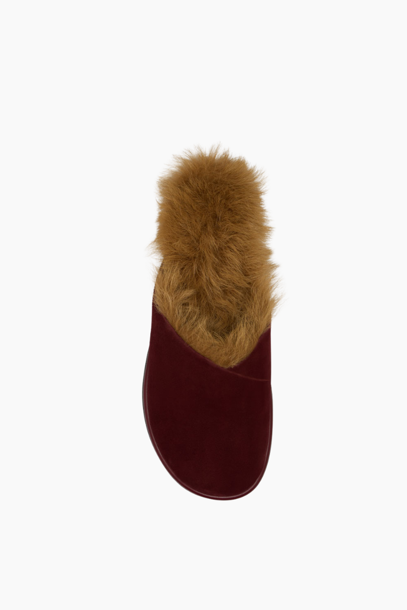 Atik Shearling Leather Flats