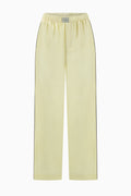 Silk Lounge Pant Piped - Butter