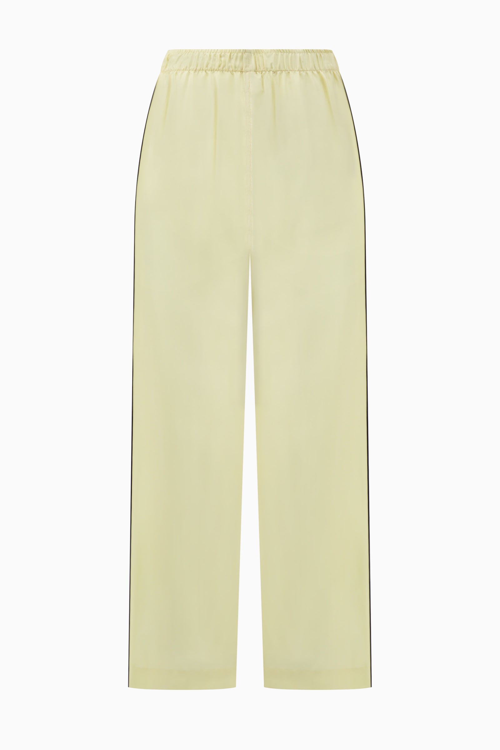 Silk Lounge Pant Piped - Butter