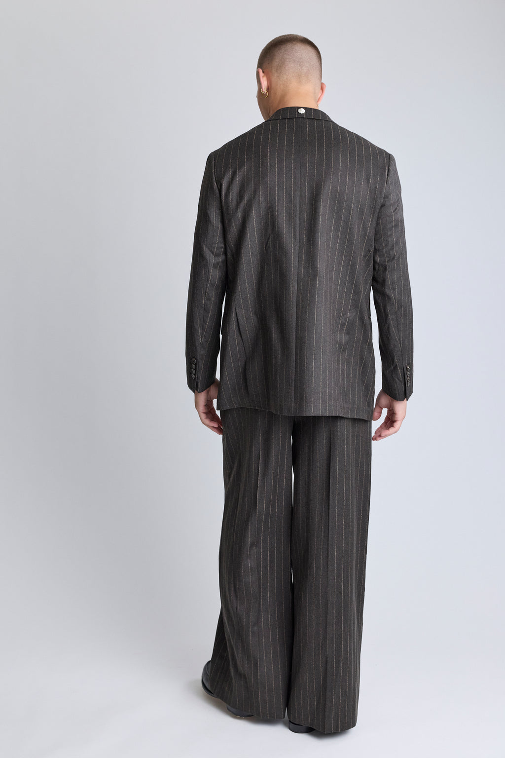 Notch Lapel Jacket - Chocolate