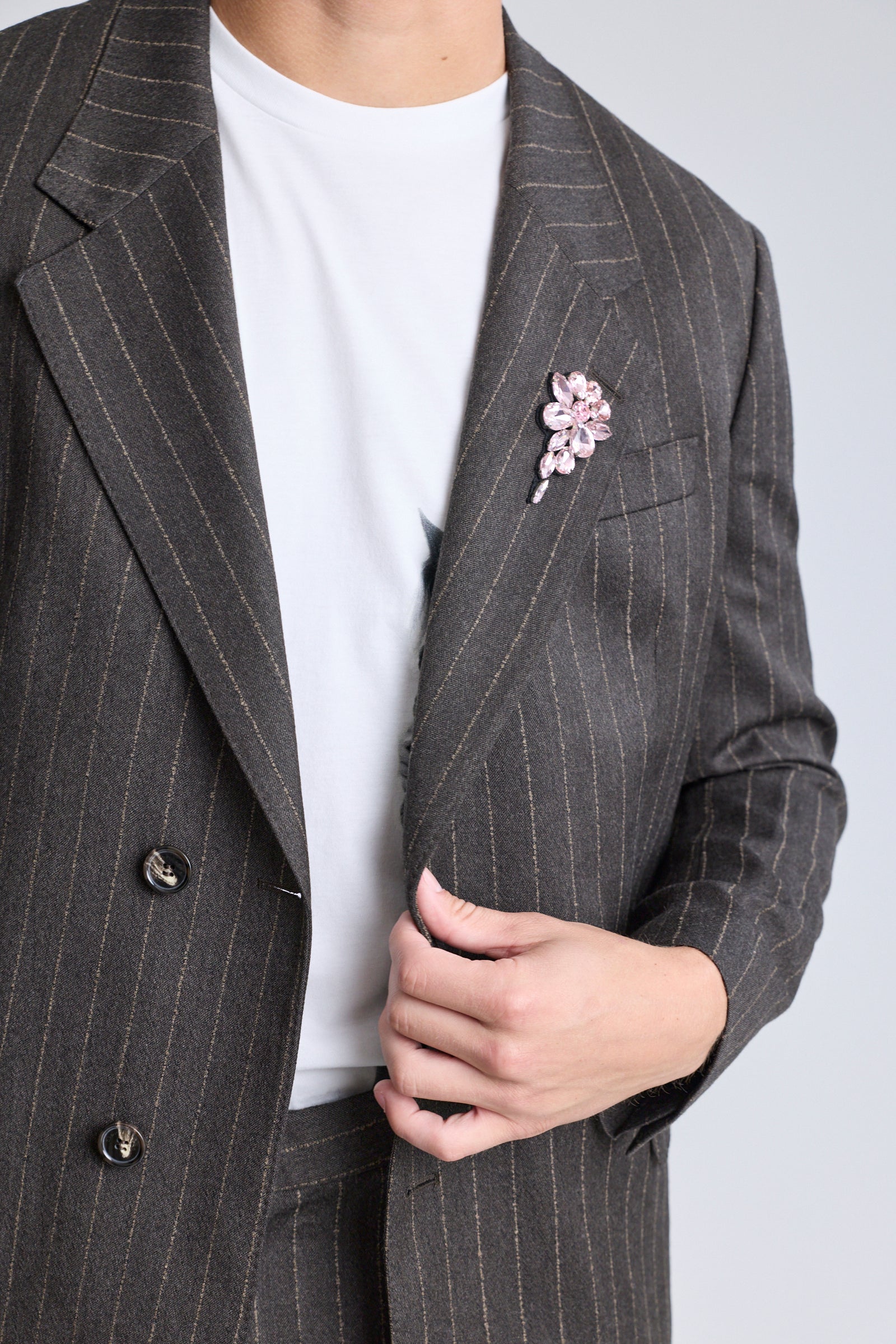 Notch Lapel Jacket - Chocolate