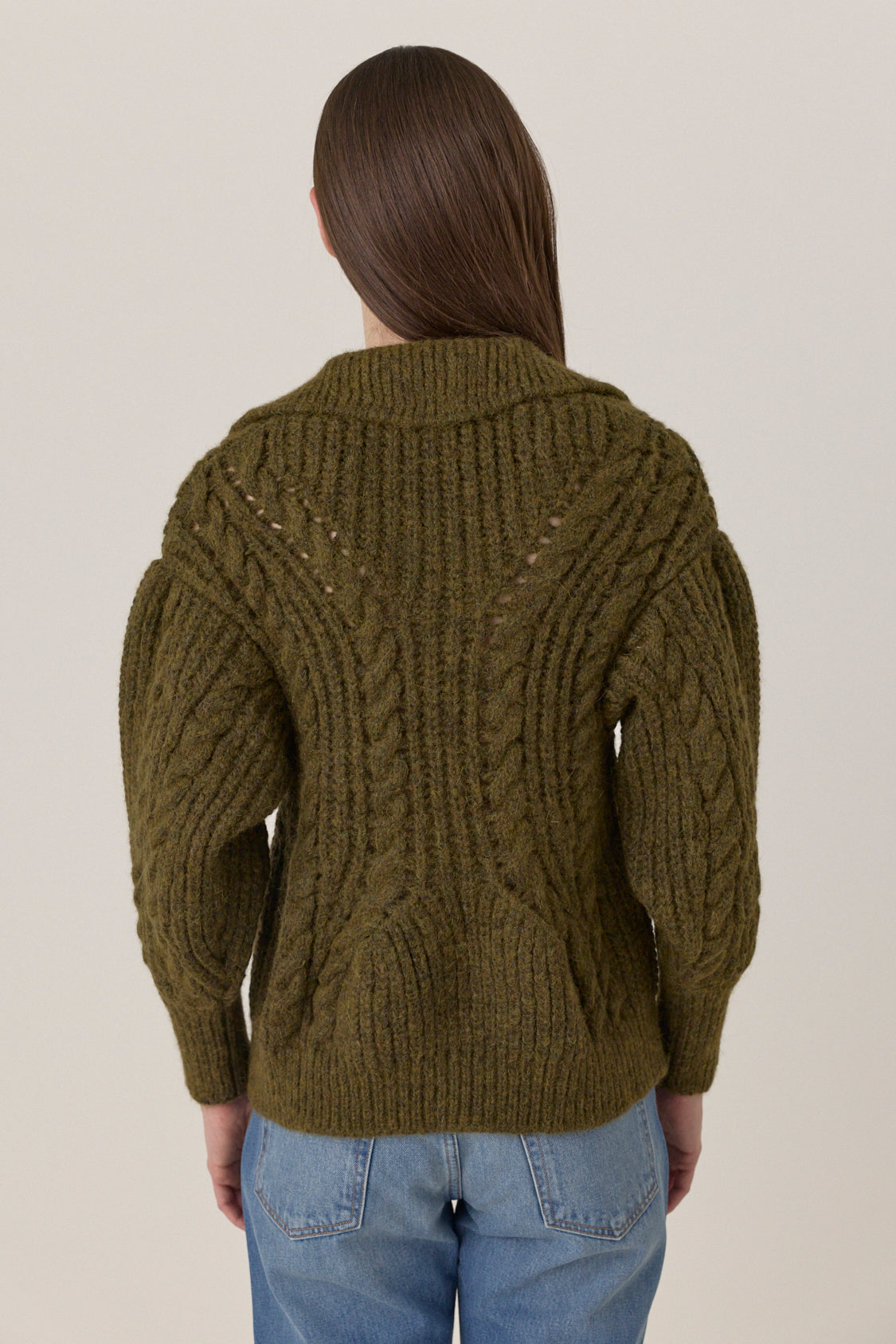 Sculpted Chunky Chain Detail Cardigan