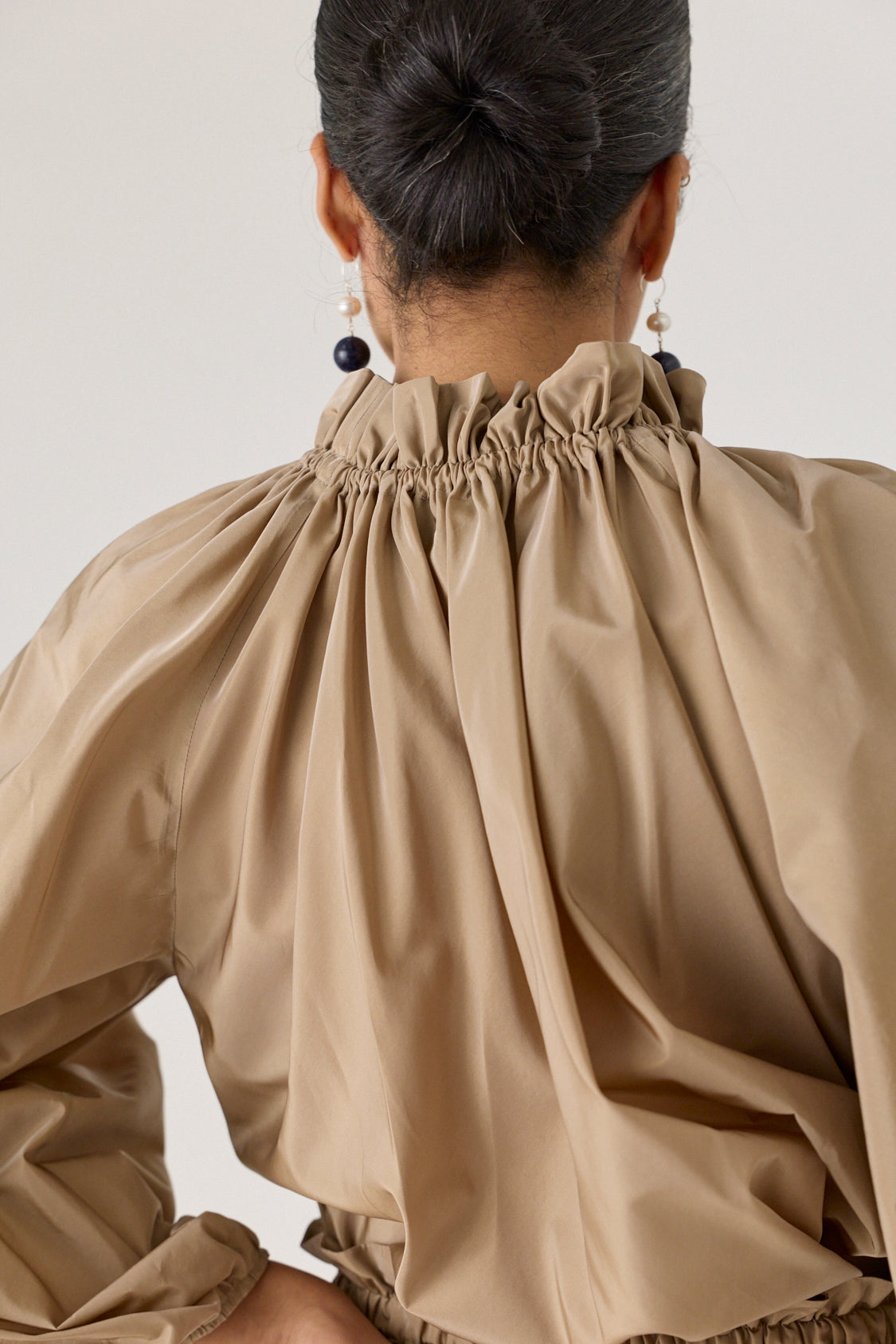 Ruched Billow Balloon Top