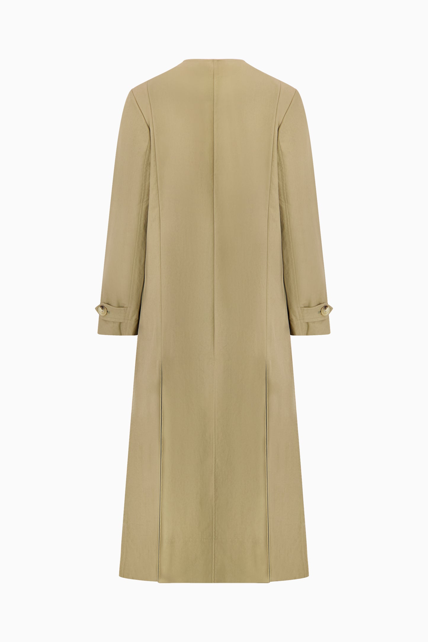Belted Long Trench Coat