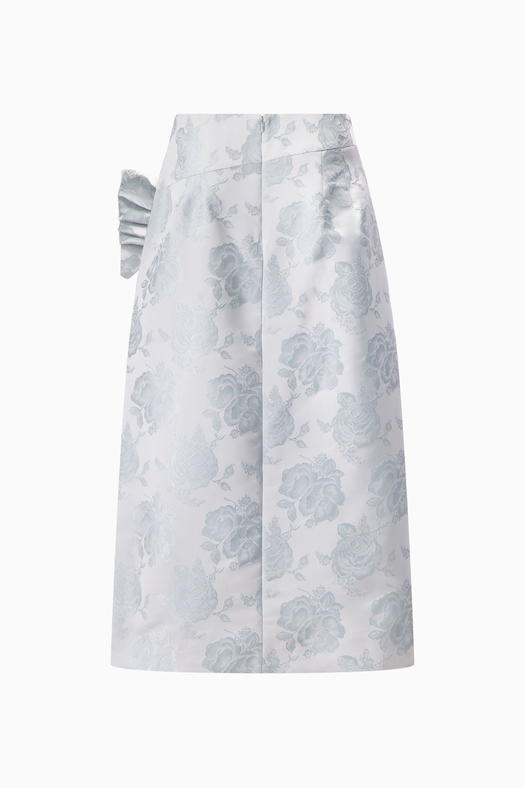 Gathered Flower Sash Skirt