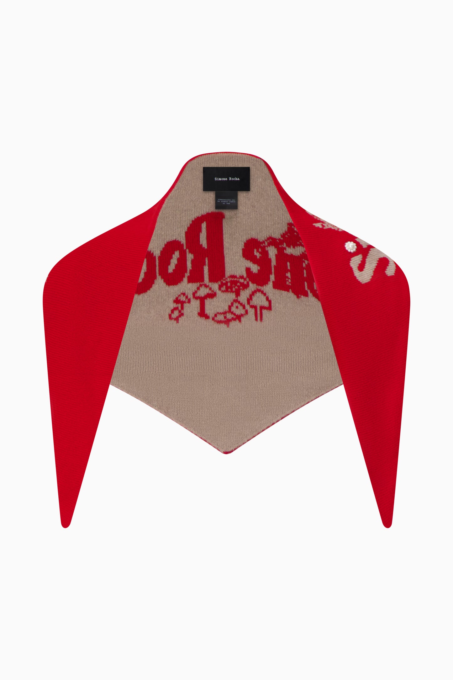 Graphic Logo Knit Neckerchief