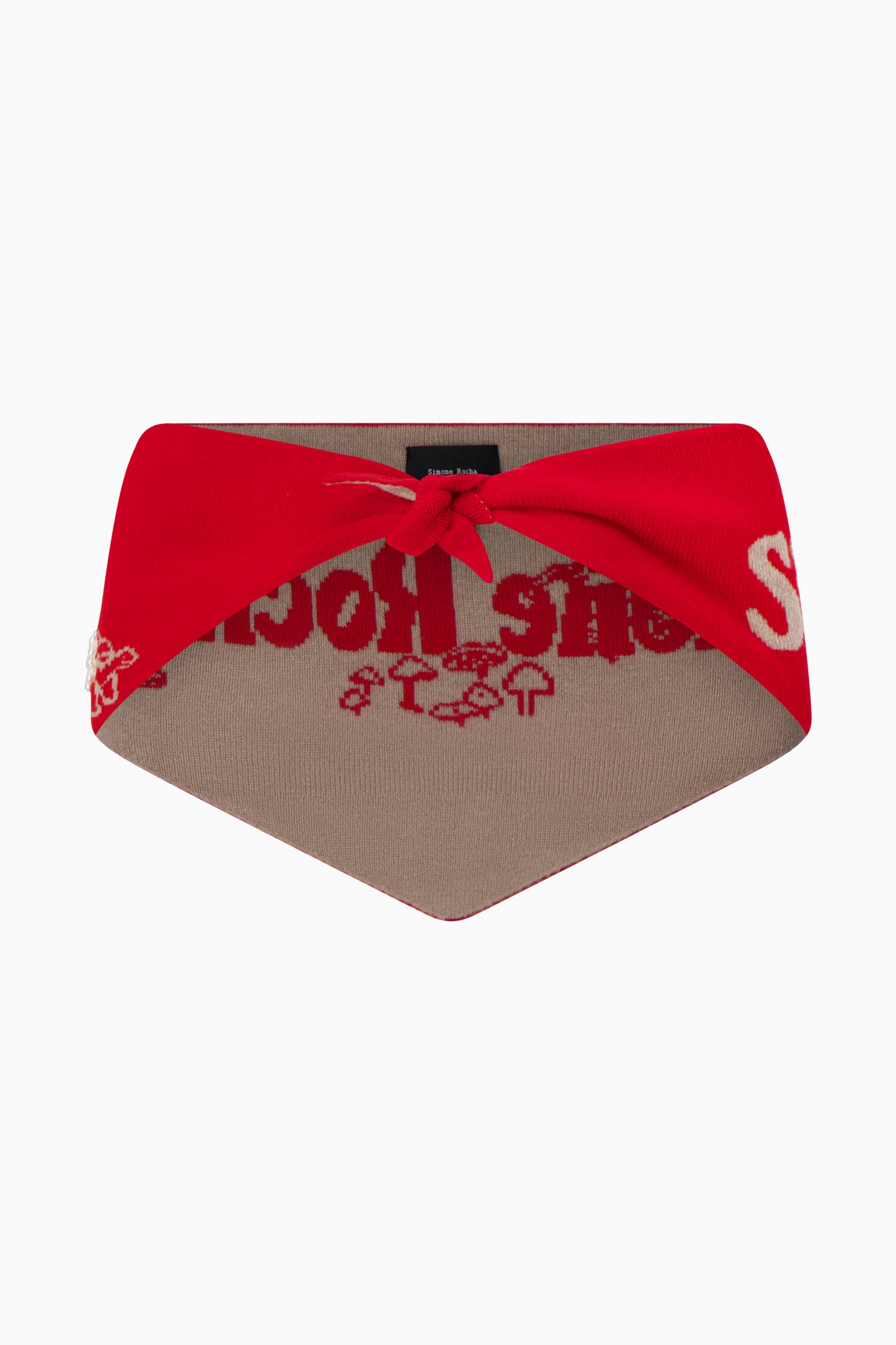 Graphic Logo Knit Neckerchief