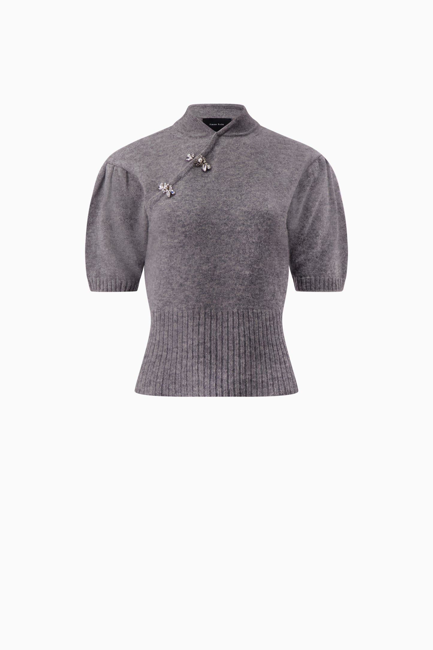Mandarin Collar Cashmere Jumper