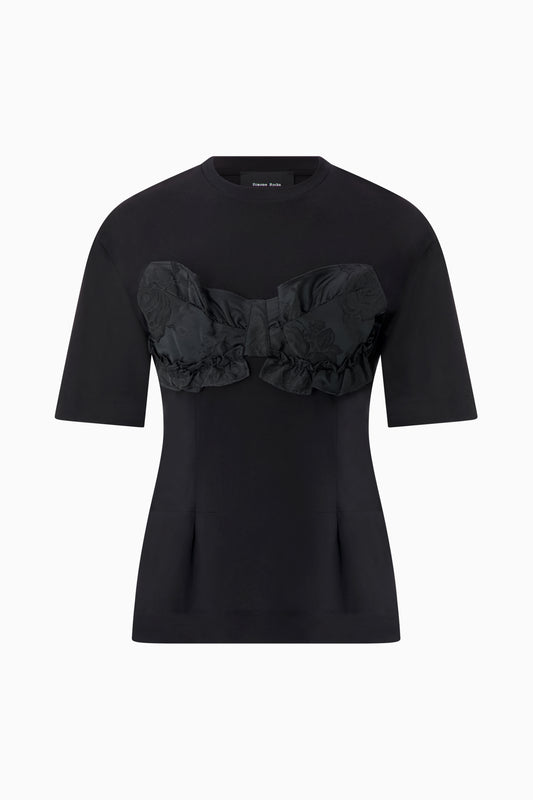 Patchwork Frill Bust Detail Tee