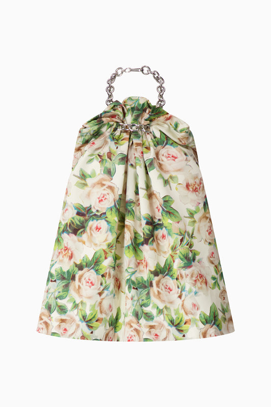 Ruched Duchess Chain Balloon Top