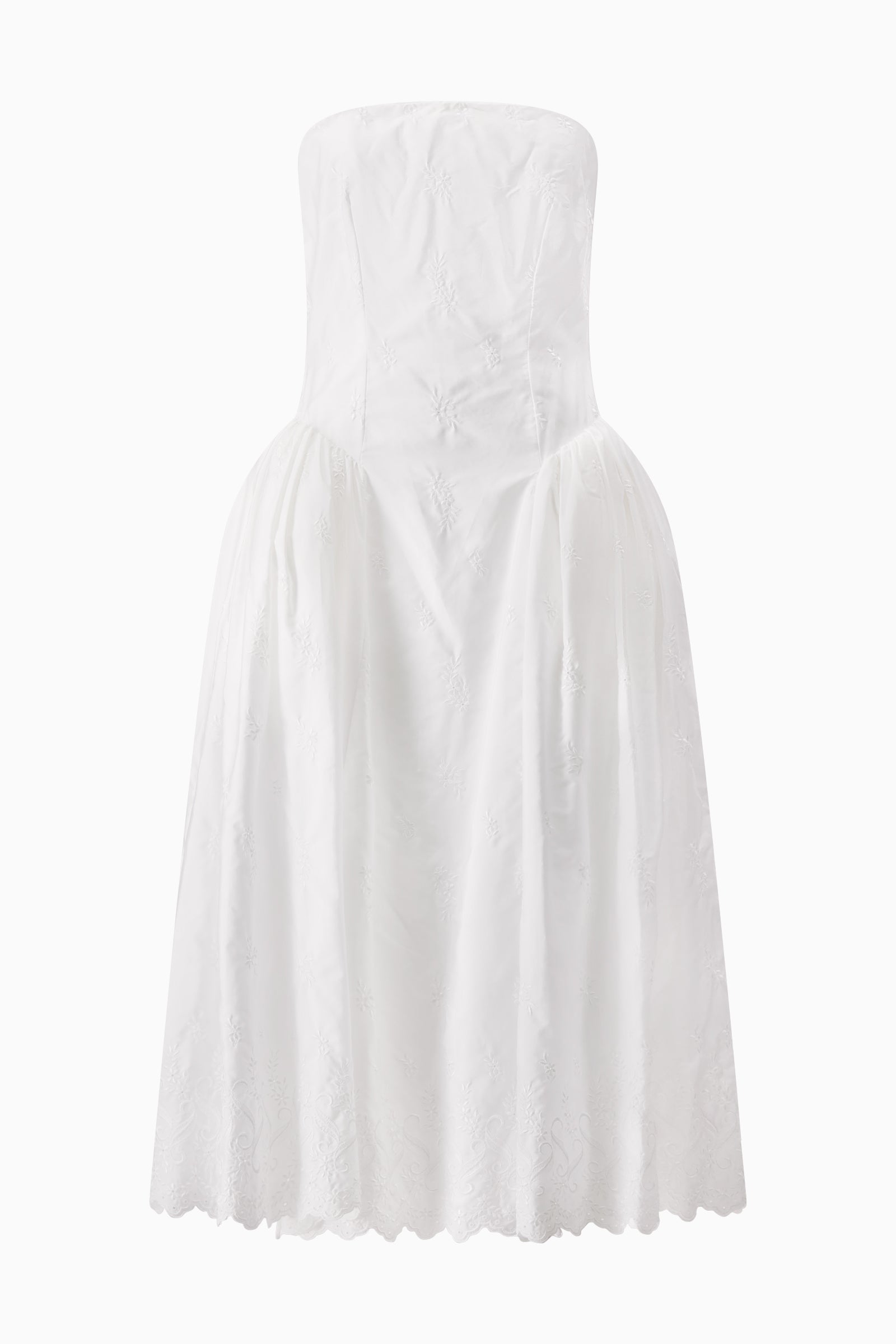 Strapless Hip Bustle Dress