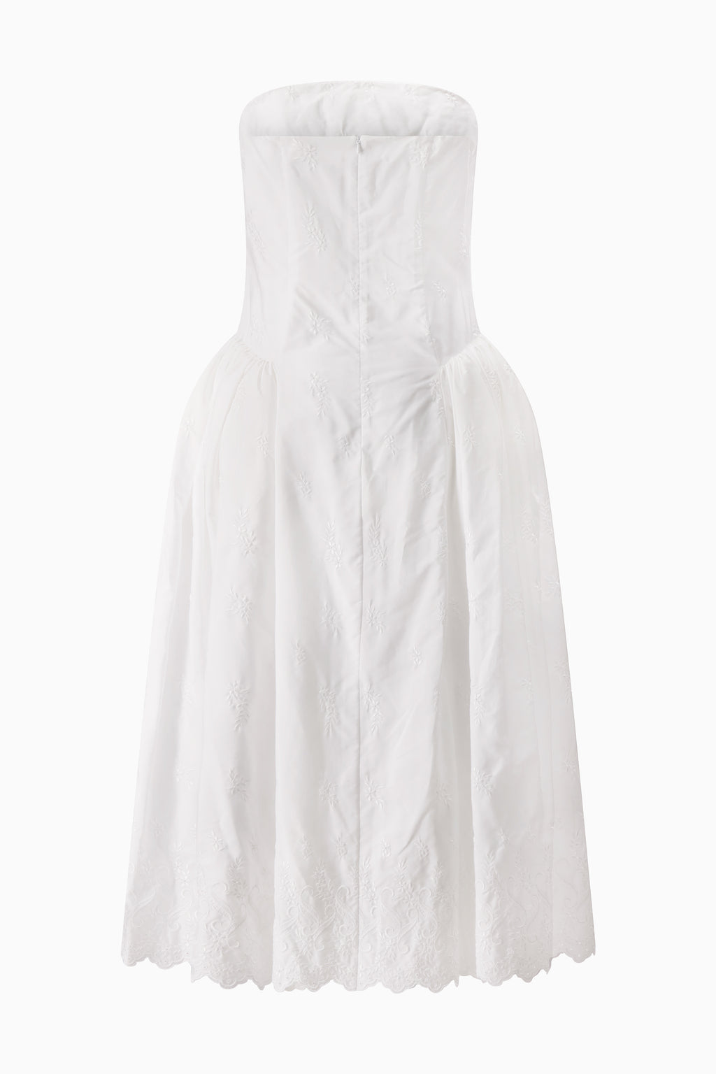 Strapless Hip Bustle Dress