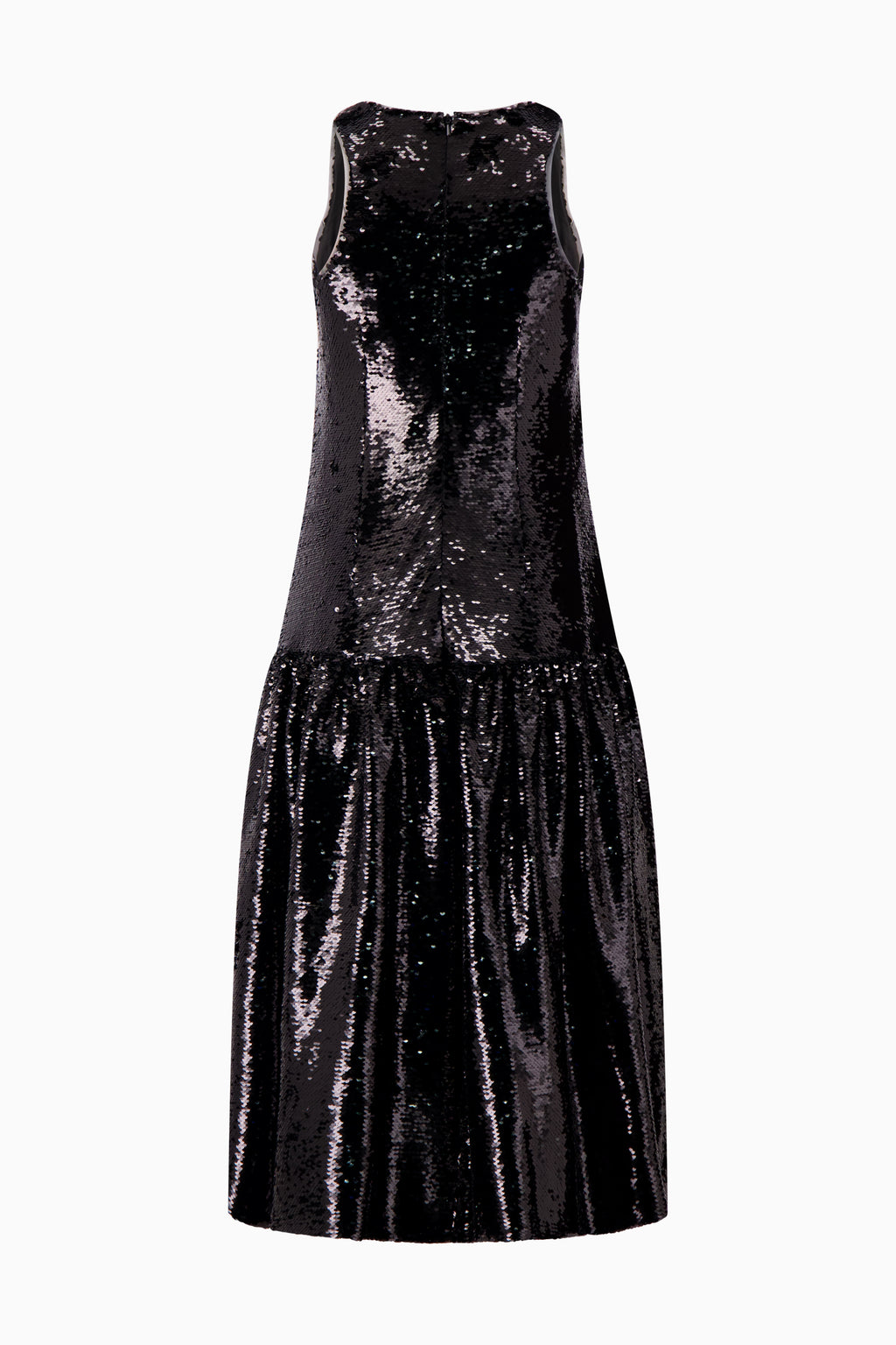 Tapered Back Flounce Dress