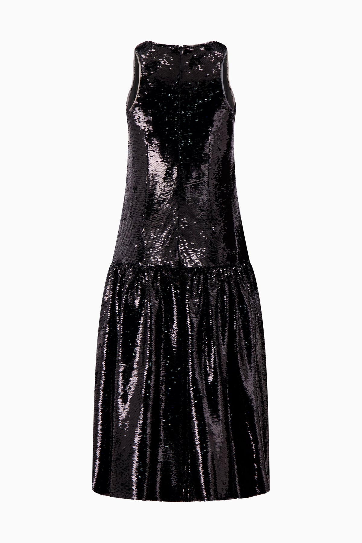 Tapered Back Flounce Dress