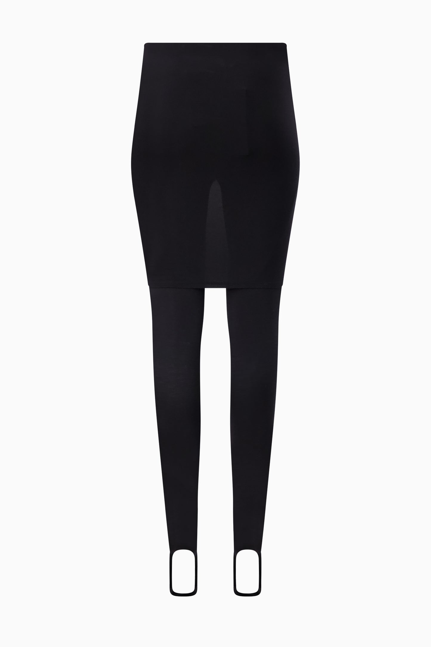 Skirt Thong Legging - Black