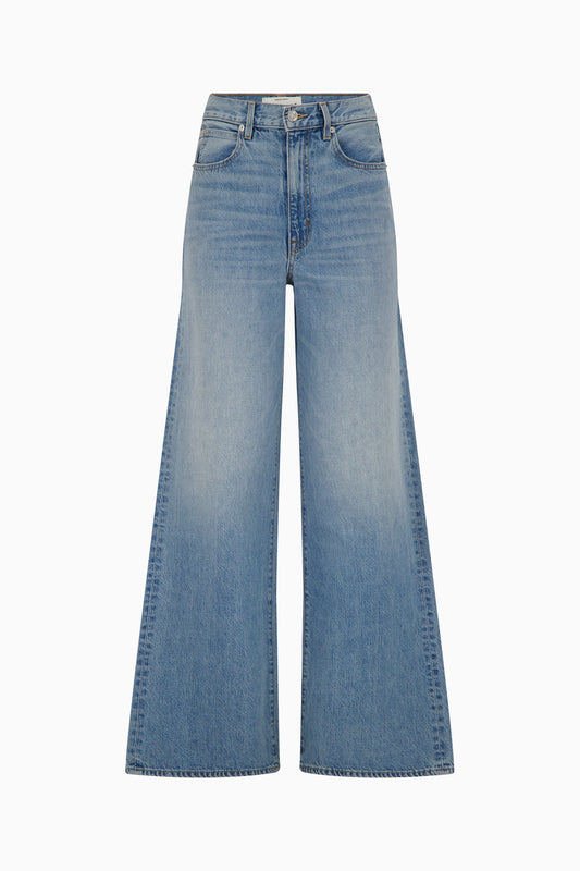 Eva High Wide-leg Jeans - Light Blue