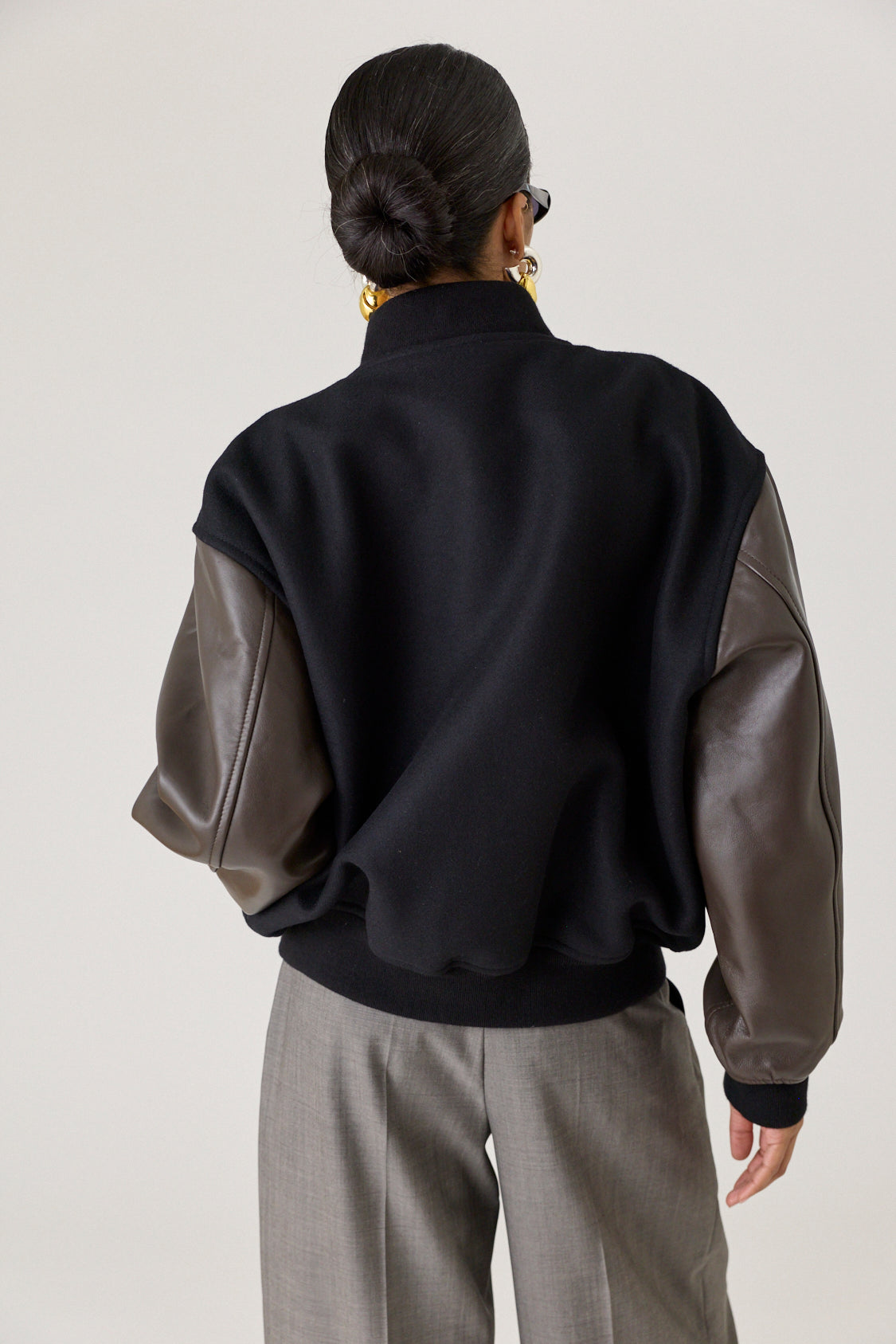 Alph Leather Bomber Jacket