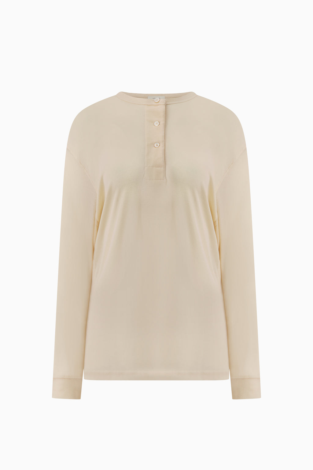 Henley Long Sleeve Top - Canvas