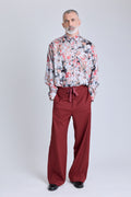 Printed Oversized Shirt - Poppy Print