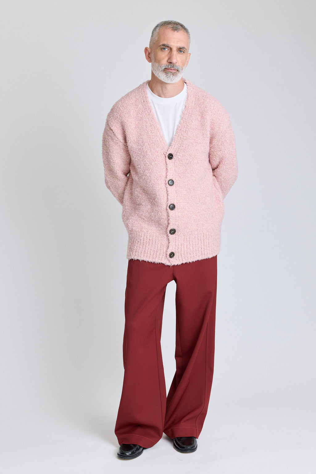 Oversized Cardigan - Powder Pink