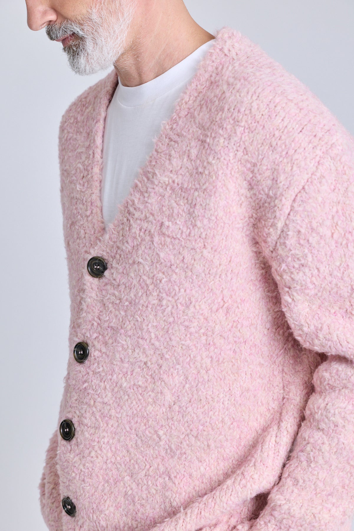 Oversized Cardigan - Powder Pink