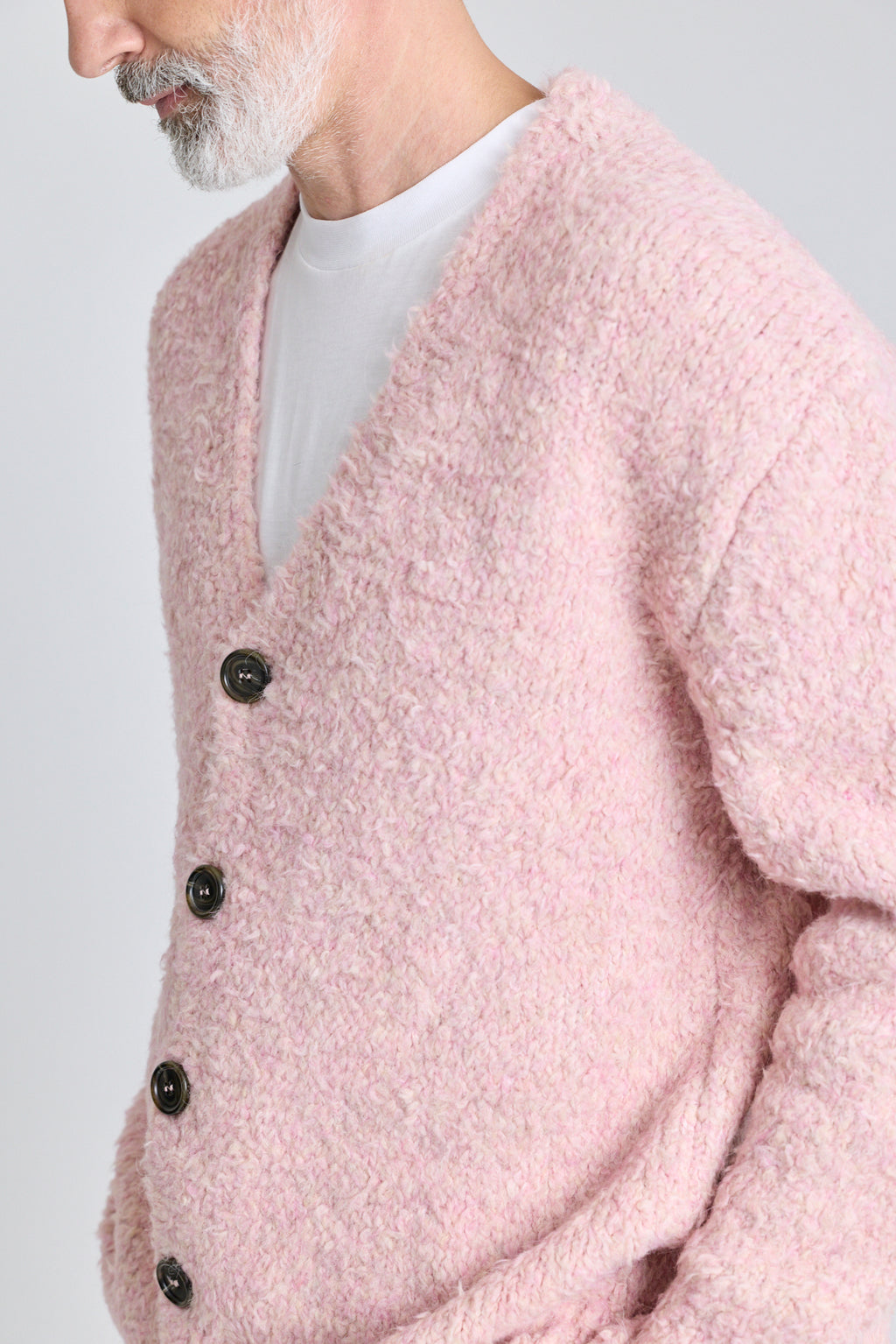 Oversized Cardigan - Powder Pink