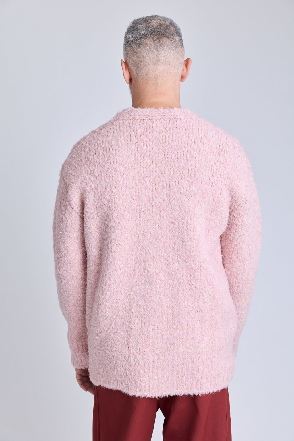 Oversized Cardigan - Powder Pink