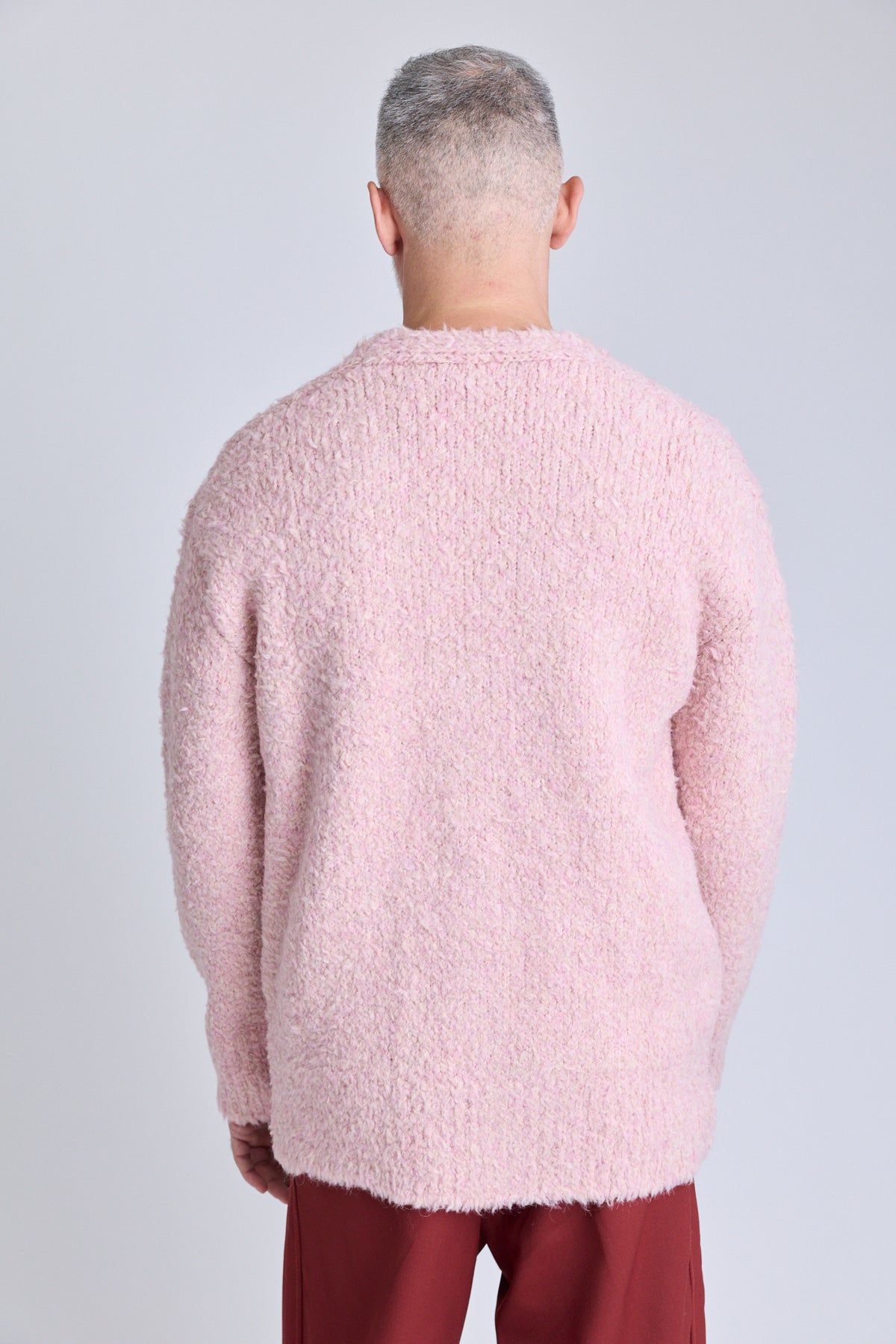 Oversized Cardigan - Powder Pink