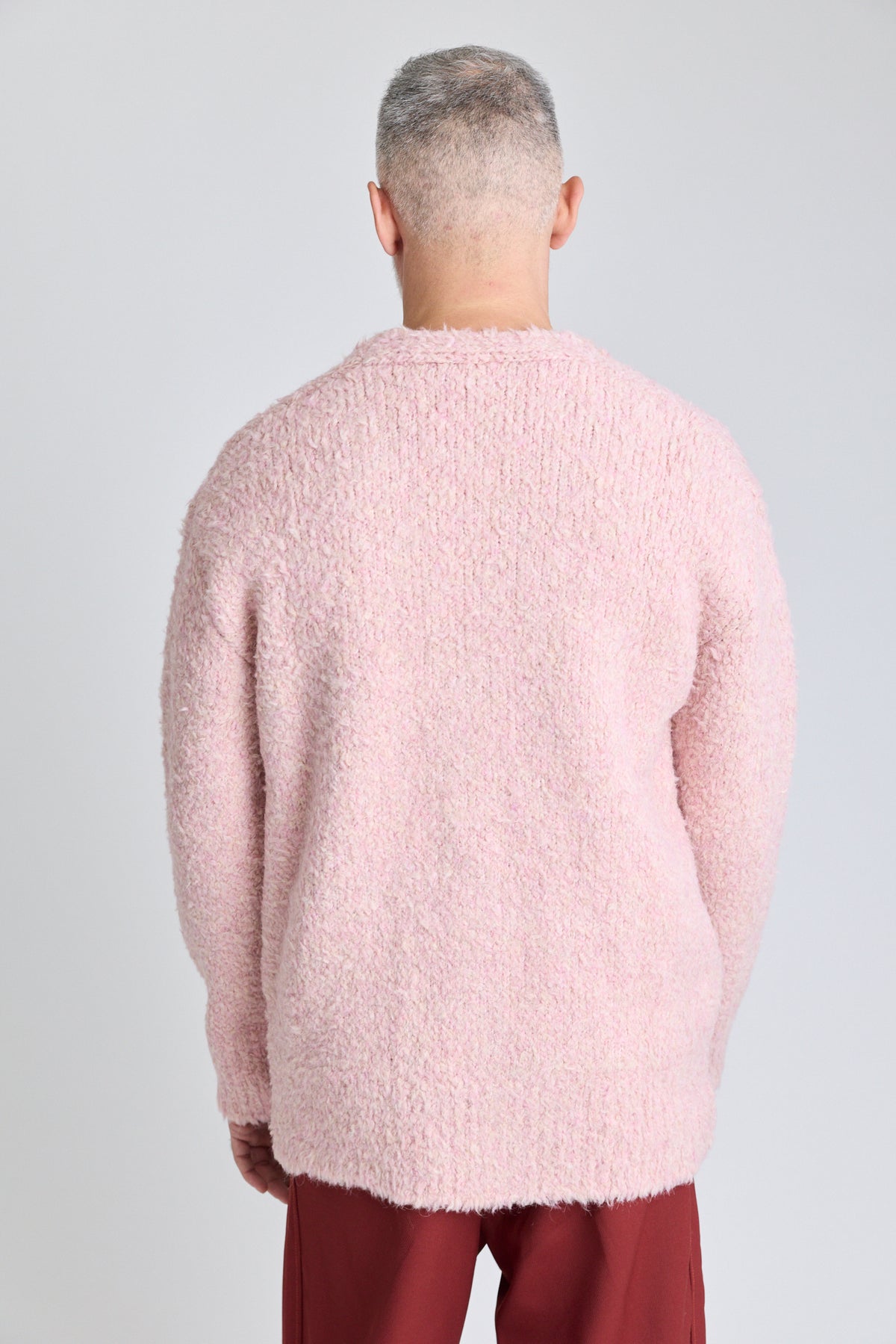 Oversized Cardigan - Powder Pink