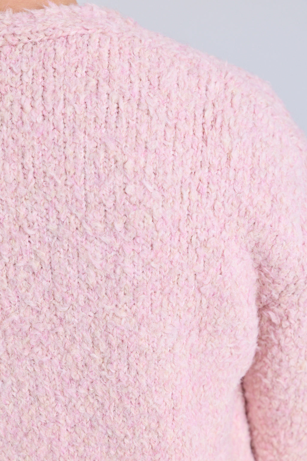 Oversized Cardigan - Powder Pink