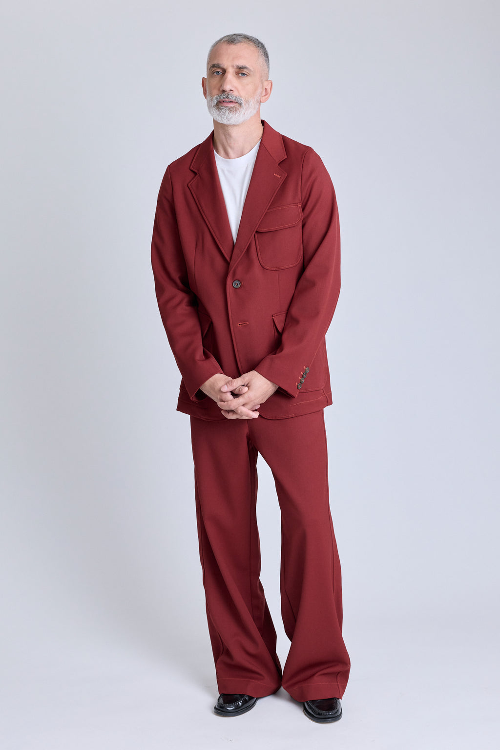 Tailored Drawstring Pant - Redwood