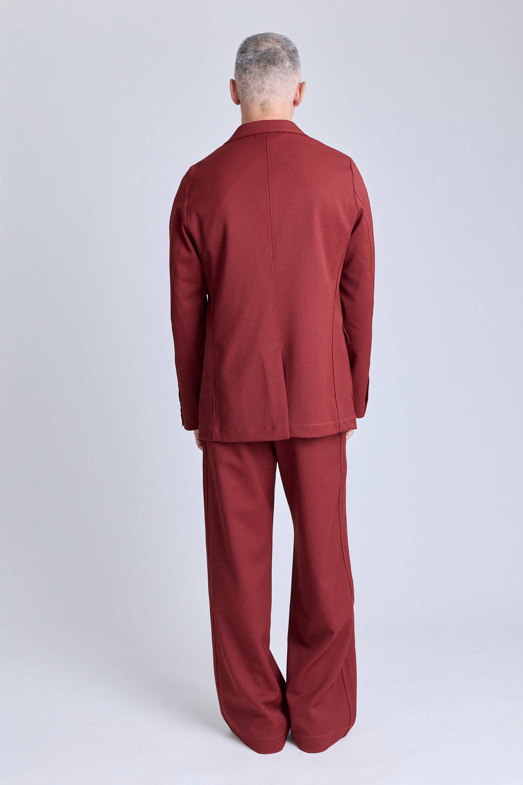 Unlined Flap Blazer - Redwood