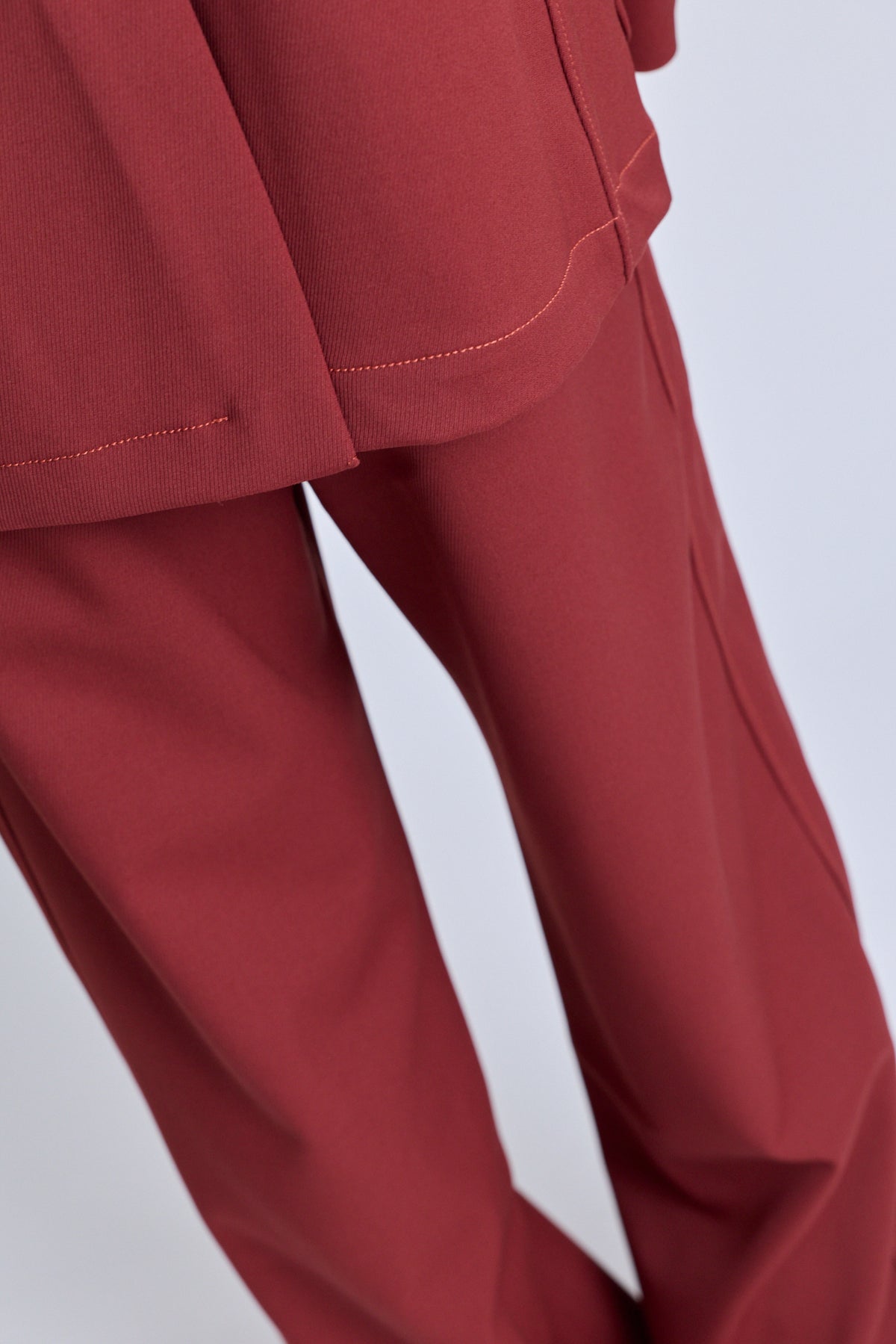 Tailored Drawstring Pant - Redwood