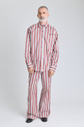 Striped Drawstring Pants - Boardroom Stripe