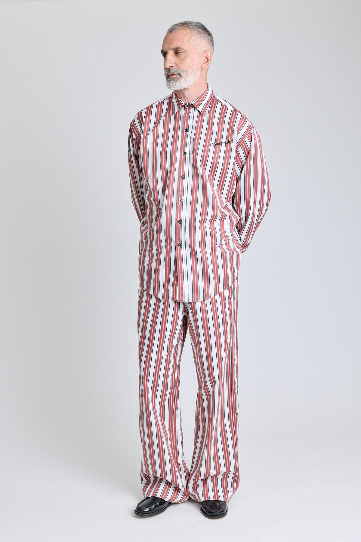 Striped Oversized Shirt - Boardroom Stripe